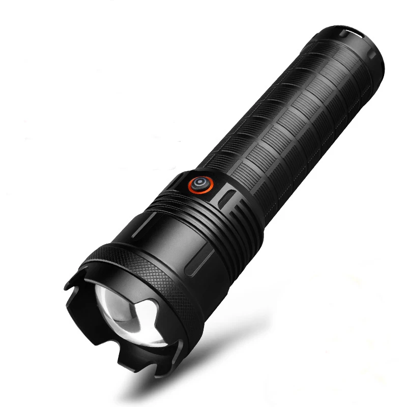 Popular heavy duty  stronger powerful  1KM white laser zooming flashlight  60W laser led long distance shooting 1KM 6000 lumen f