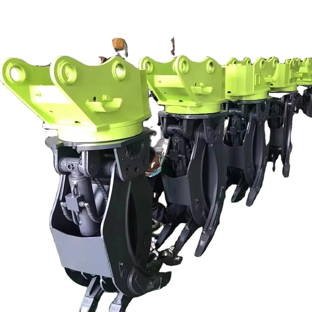 Excavator log grapple hydraulic wood grapple excavator grapple