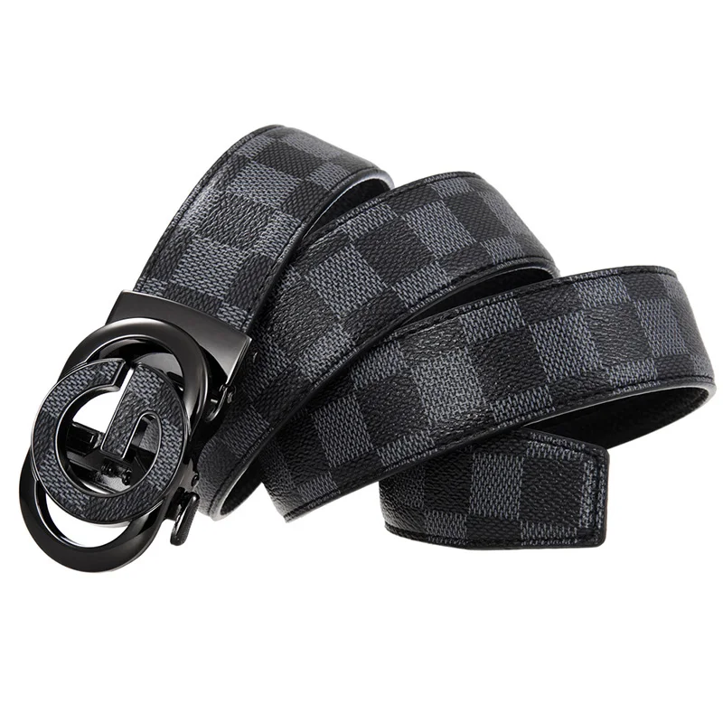 2022 класса «Люкс» из качественной натуральной кожи известные фирменные прииски черного слайдер пряжка мужской кожаный ремень