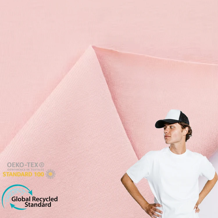 Hot Sale 100% Cotton 180 GSM Dyed Single Jersey Fabric Knitted Fabric for T-shirt