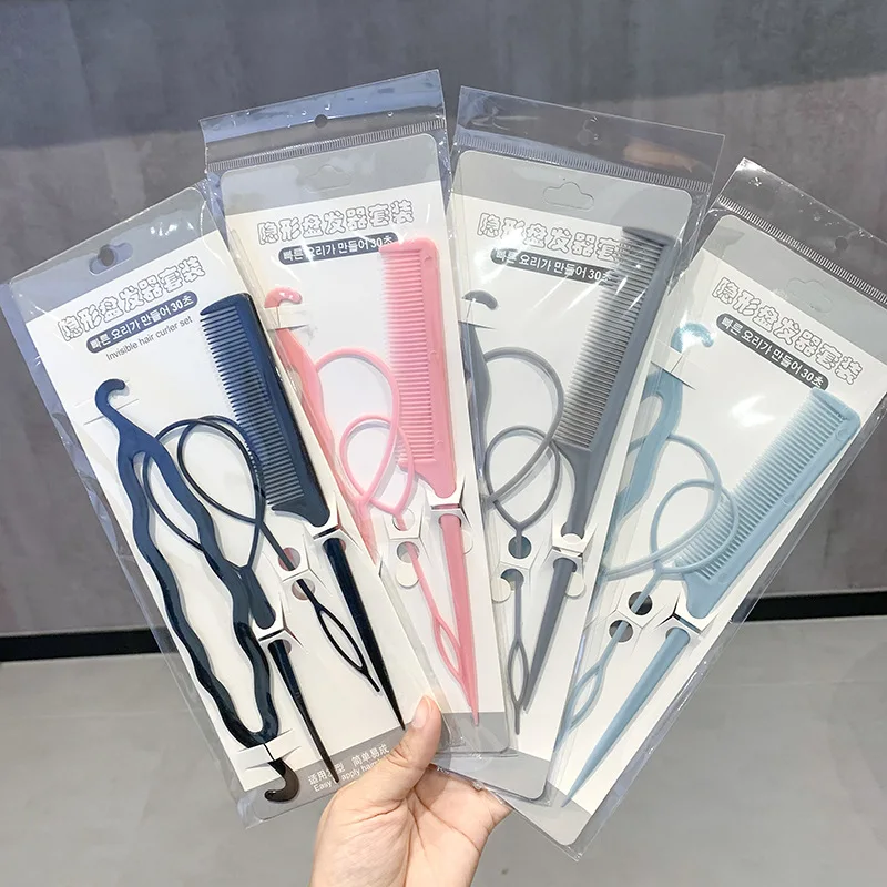 4pc/Set Hair Twist Styling Clip Stick Bun Maker Braid Tools Hair Accessories Hot for Women Lady Girls