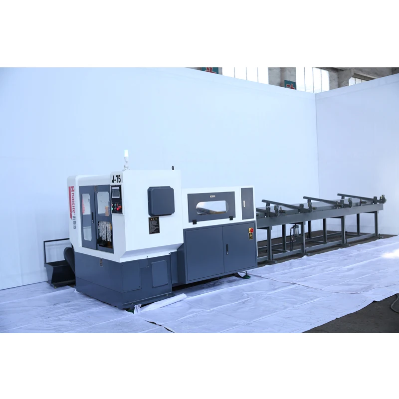 NST-J75 circular saw fully automatic operation high speed slant metal cutting fast aluminum band saw cutting machine