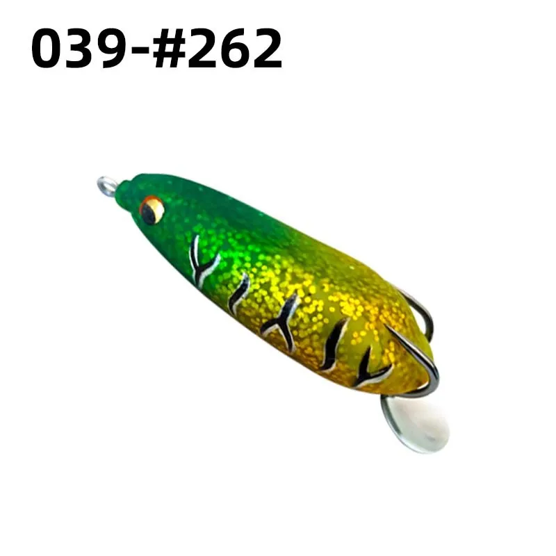 80mm 25g silicone Frog Soft lure artificial swim Bait Topwater Wobbler spinner spoon bionic frog snakehead Fishing Lure