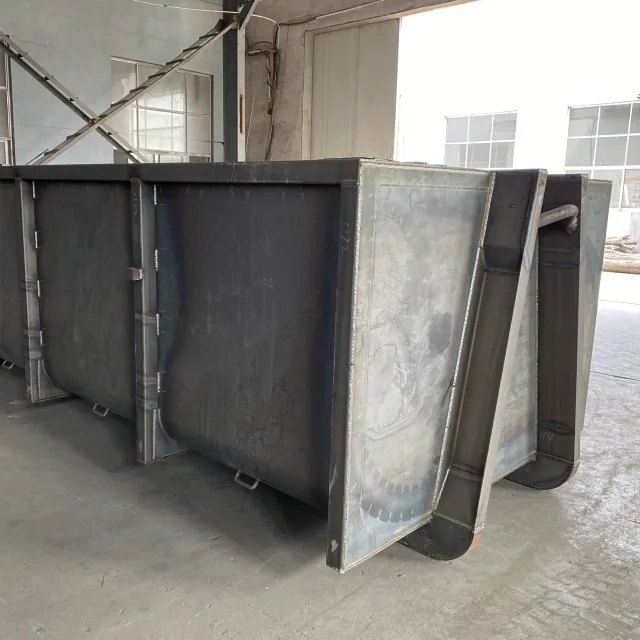 Stackable hook lift bins truck scrap containers recycling roll off bins for transport