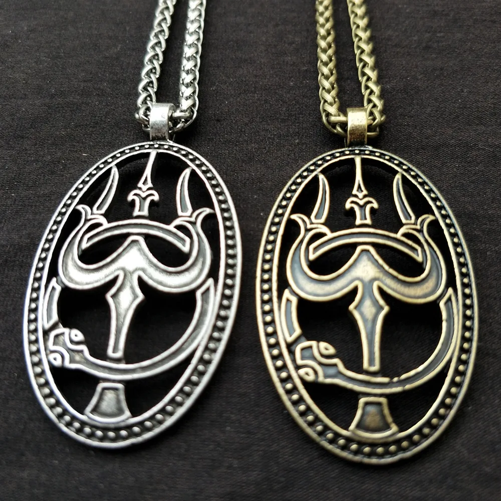 Популярное ожерелье викингов trimora, модное ожерелье SANGLAN с подвеской в виде трехзубчатого змеи, оптовая продажа