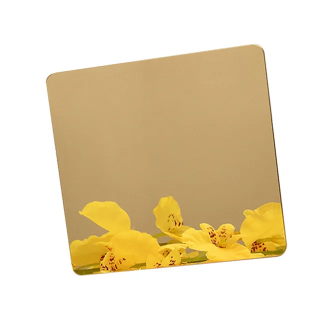 color gold mirror 0.4mm 0.5mm 0.6mm stainless steel decorative sheet golden 201 304 316