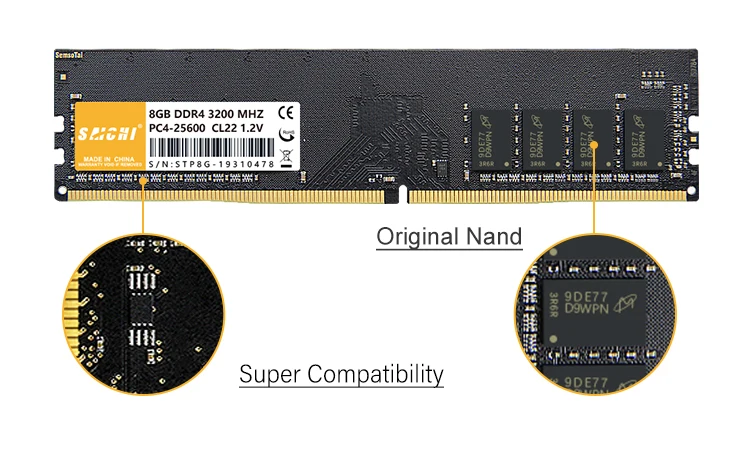Память DDR4 Ram 3200 МГц 32 ГБ 16 8 оперативная память для компьютера 2600 DDR 4