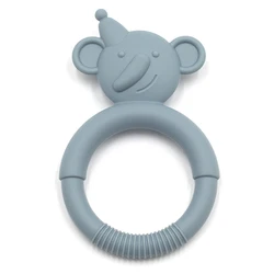 Factory directly selling stock Banana 100% Food Grade Approval New  Infant Design Silicone Baby Teether Toddler Teething Toy