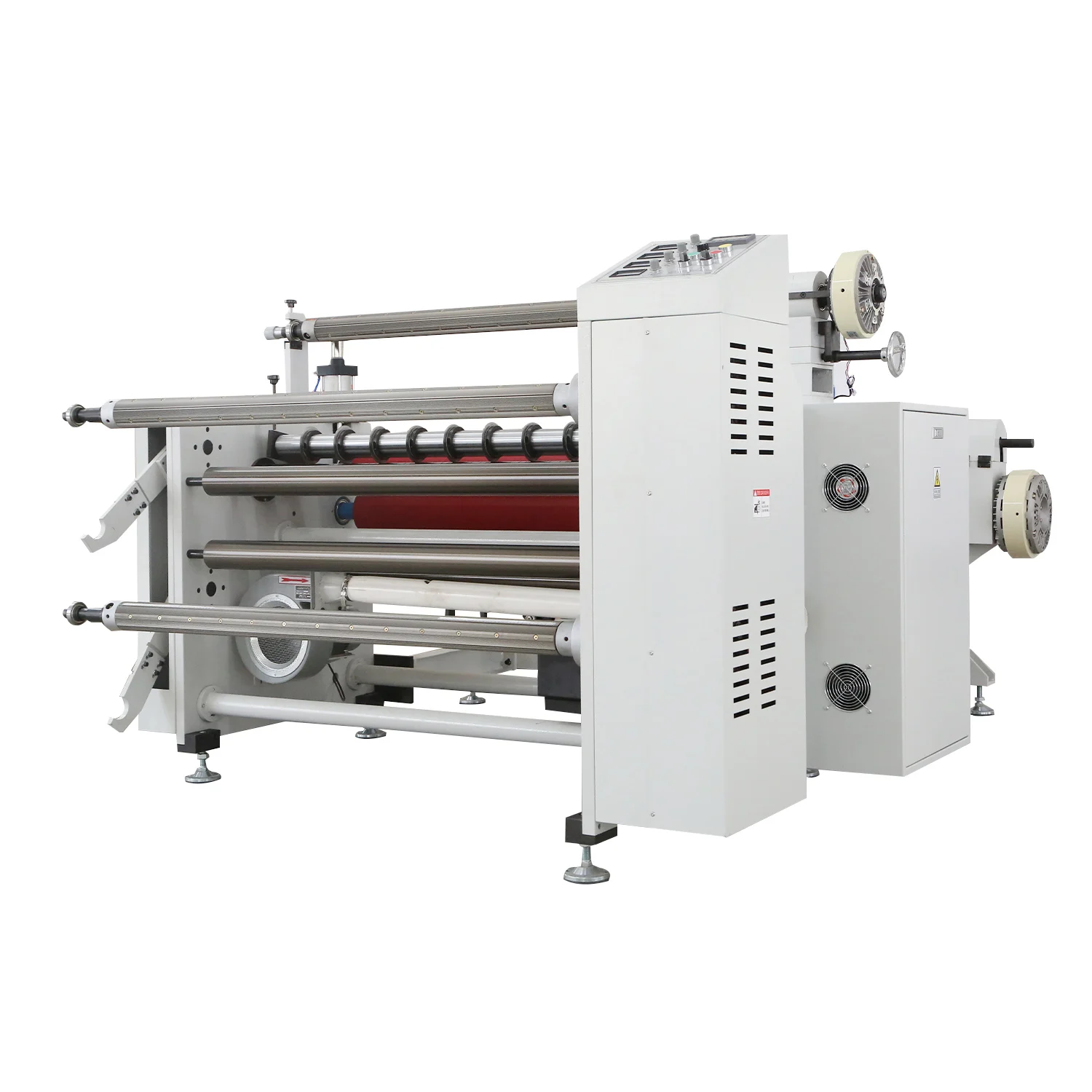 automatic working width 1300mm fabric cutting paper slitting and rewinding machine