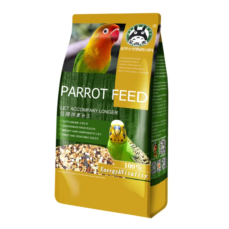 Pet Supplies OEM Custom Bird Dry Food Wholesale Treats for Eating Large Birds Foragers Parrot Parakeet Baby Lovebird Pigeon
