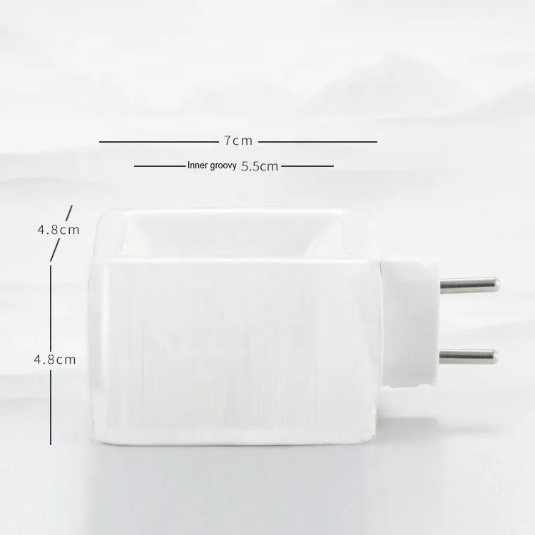 Porcelain Electric Flavoring with bi volt socket and swivel plug