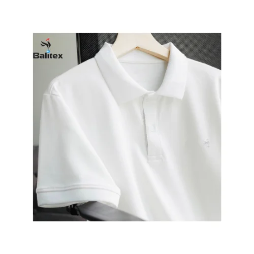 Top Choice Cotton Polo Shirt Quick Dry Outdoor Sport Printed Logo Plastic Bag Packing Vietnamese Supplier Factory