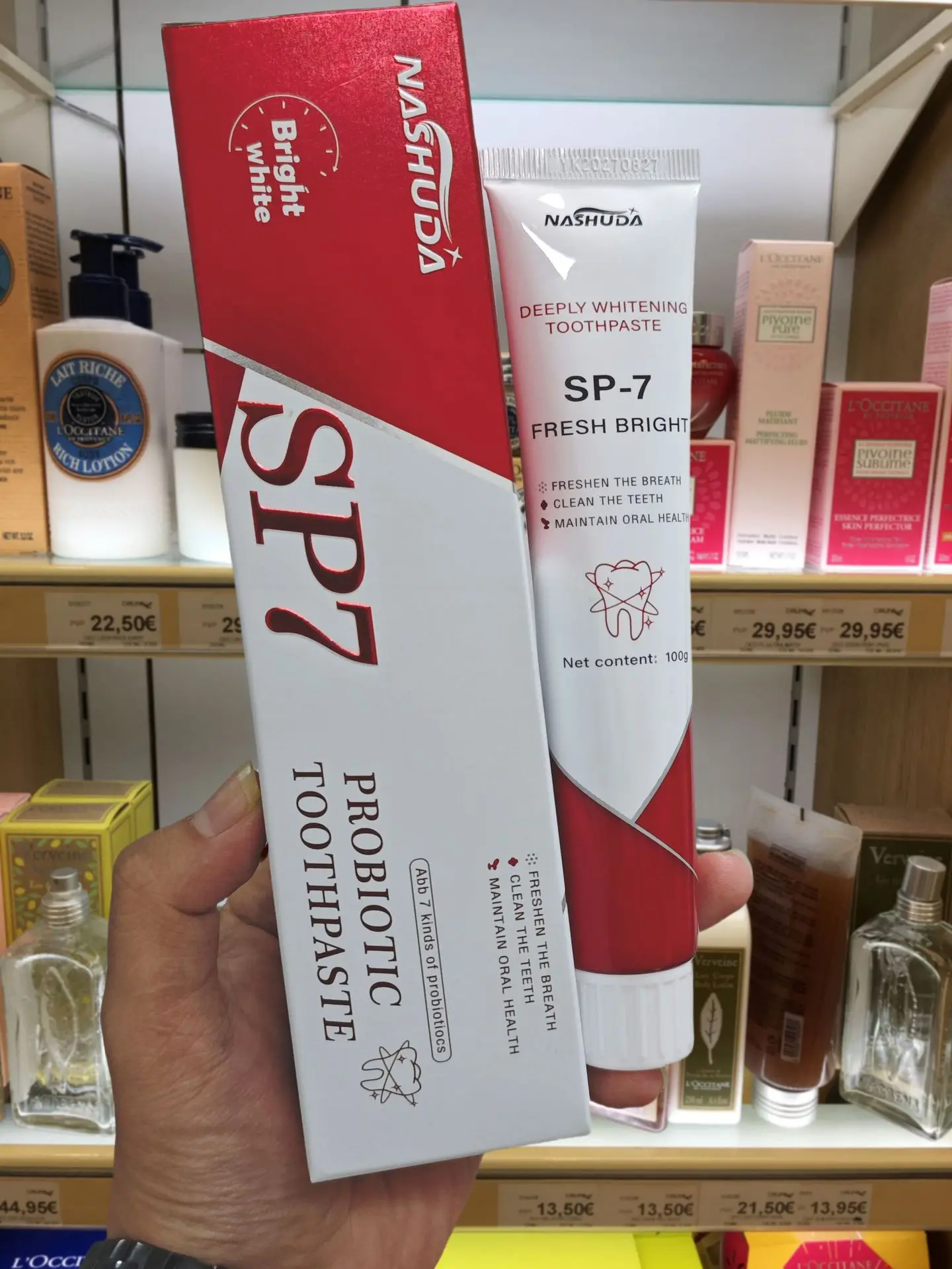 Adult Probiotic Mint Toothpaste Home Use 100g Dental Paste Whitening Fresh Breath Effects SP-7 Contains Chemical Herbal