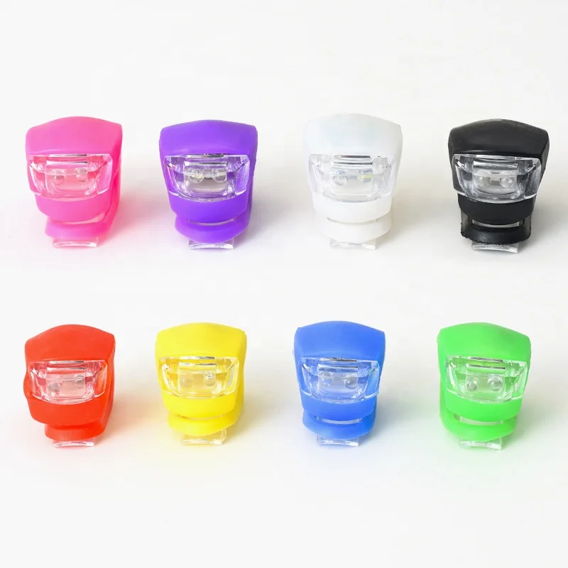 New bike Frog silicone bike LED warning silicone light riding super bright light folding bike front light