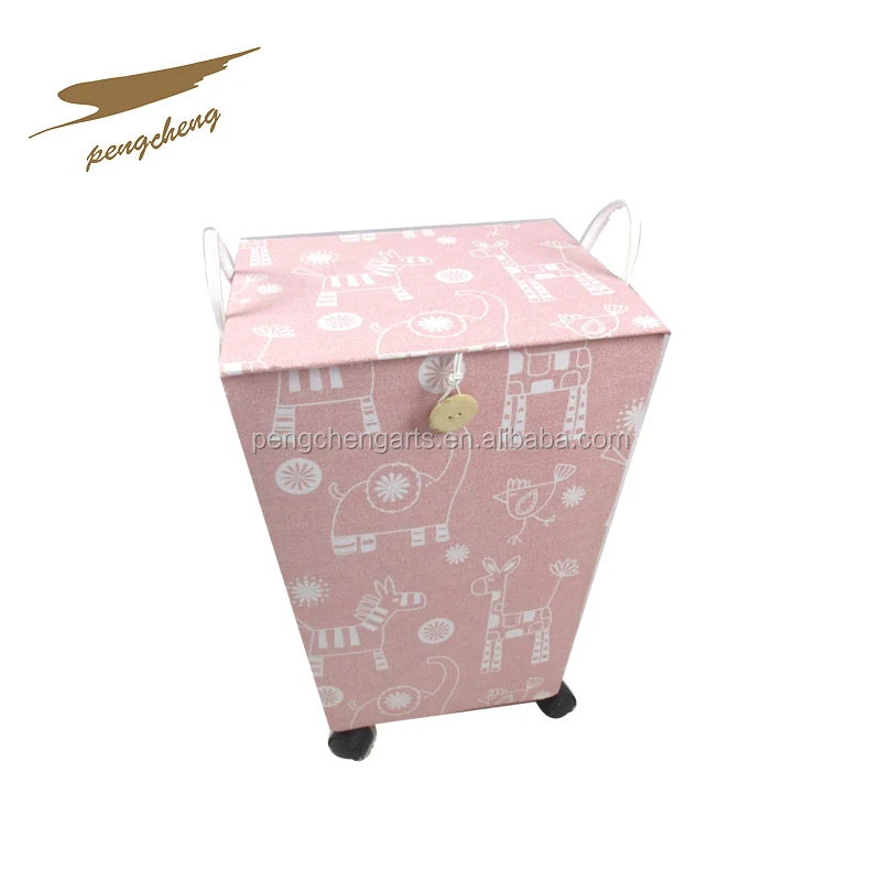 Высокое качество полиэстер корзина для белья на колесах