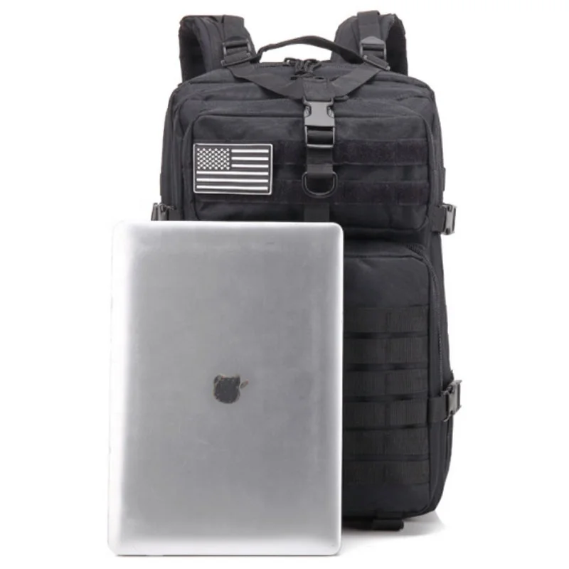 Wholesale Unisex Outdoor 3P Tactical Rucksack Fashionable Waterproof Nylon Laptop Backpack Bag China Manufactured Polyester