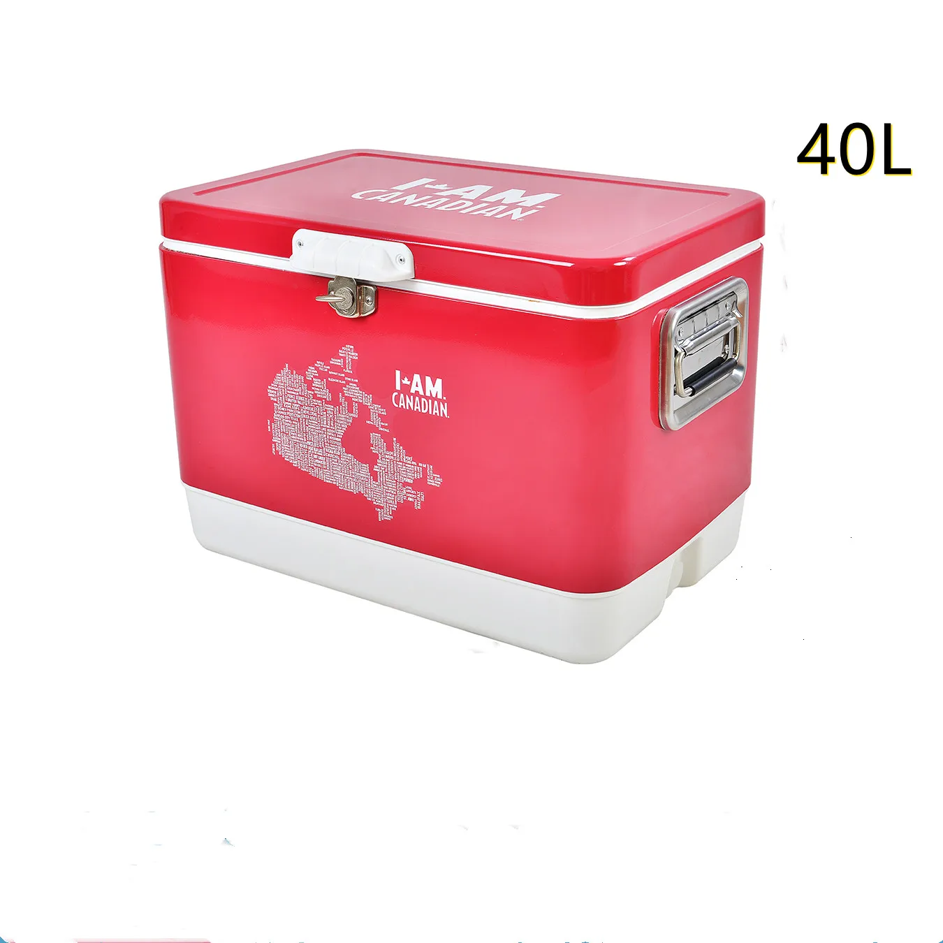 2021 new amazon top sell 40L Cooler Box& steel  ice metal box wine cooler rolling chiller promotional gift portable cooler box