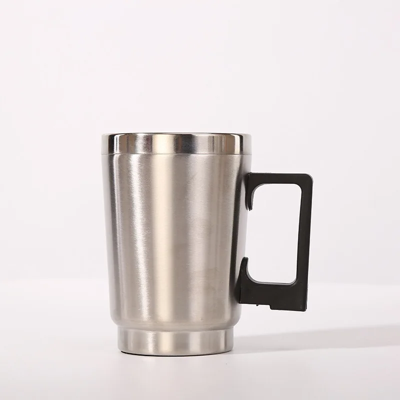 2022 Popular 16oz stainless steel Plug-In Warmer Travel Mug,Electric Coffee Mug with Car Plug,USB heated thermos mug with handle