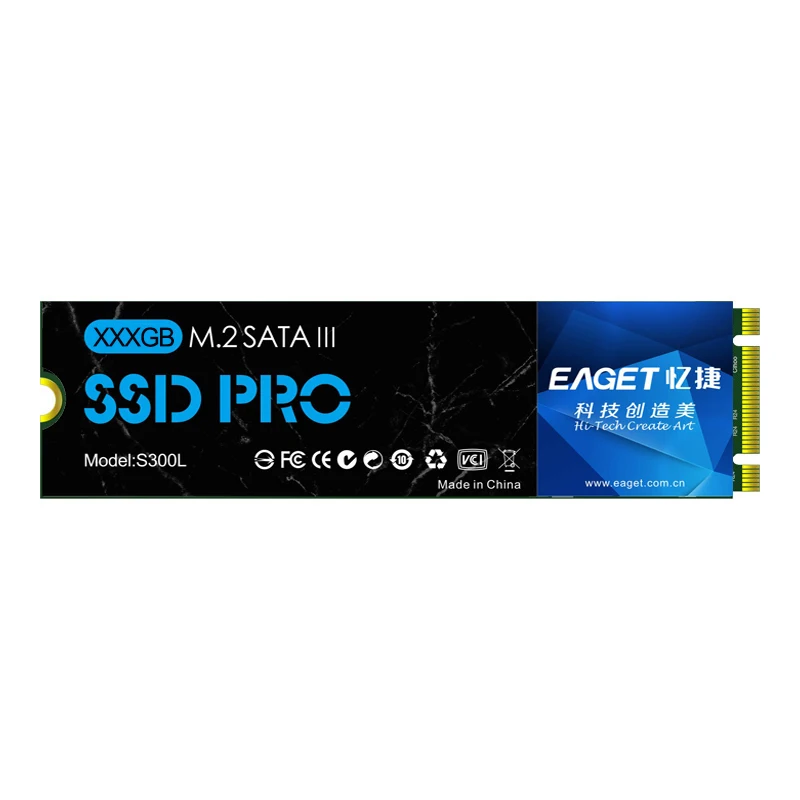 EAGET NGFF M2 SSD SATA  Disk 2280 Internal Solid State Drives Shockproof HDD for Ultrabook Laptop PC 128GB-1TB