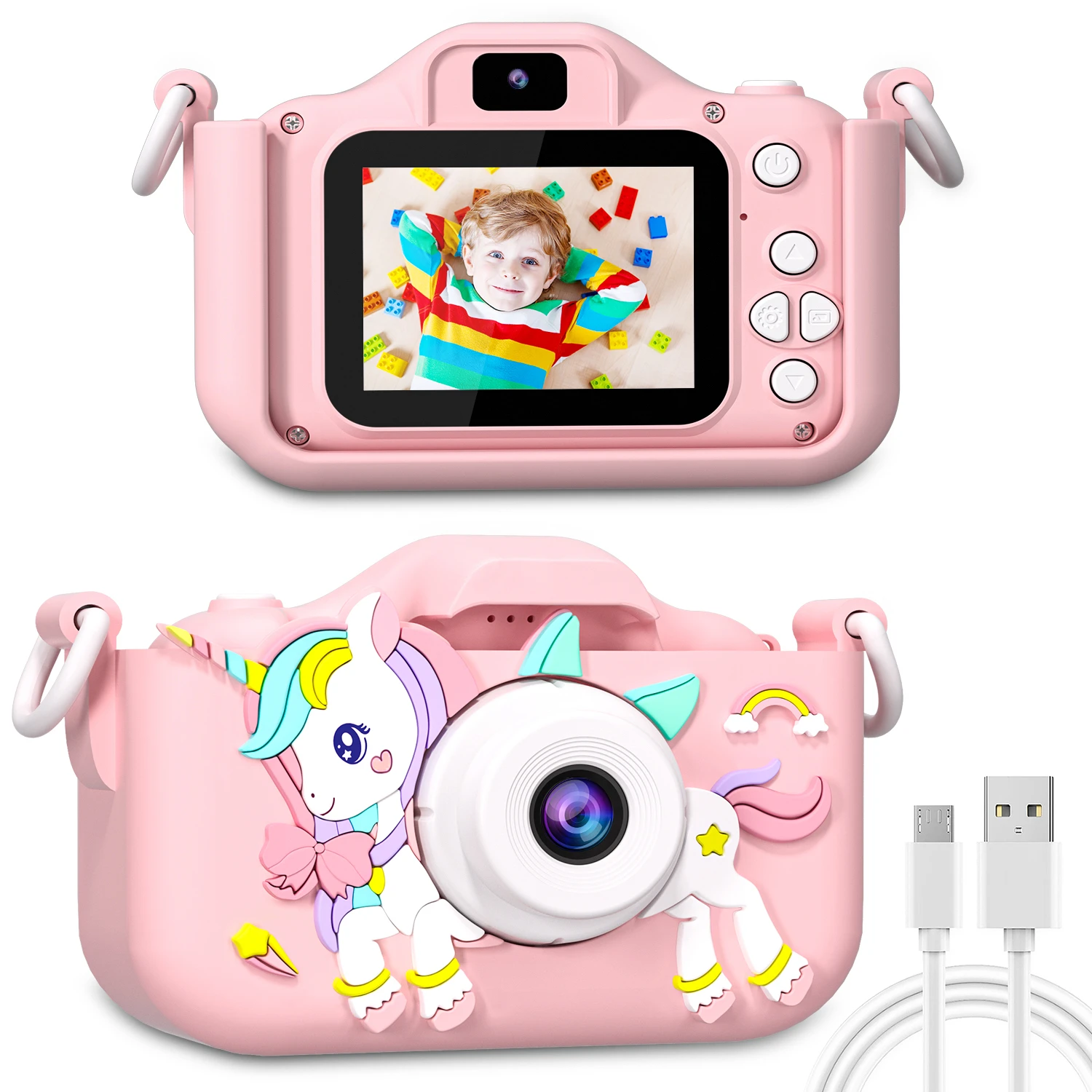 Wholesales HD Digital Video Camera Kids Camera Toys Christmas Birthday Gifts for 3-7 Year Old Boys and Girls