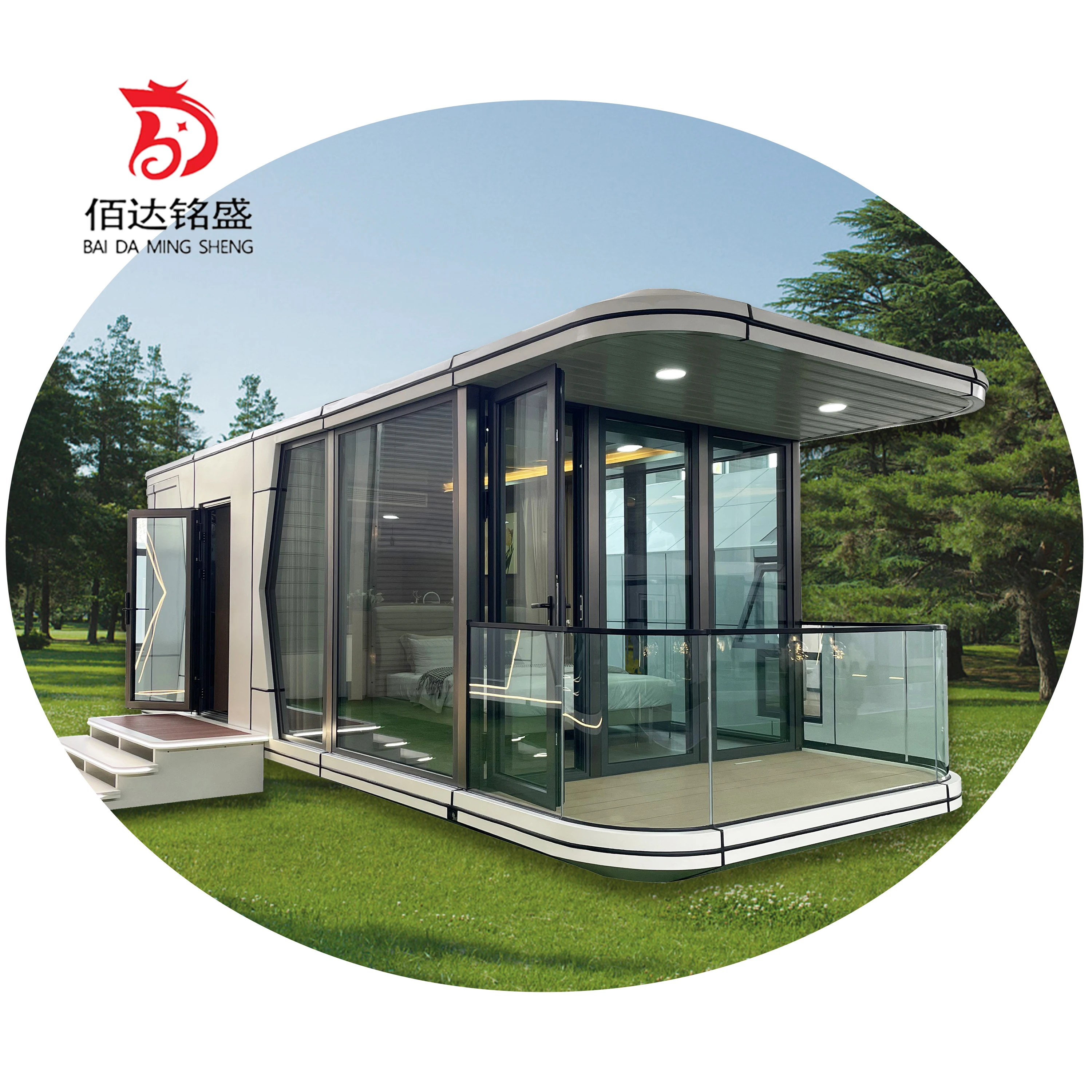 Luxury Mobile Intergrated House Movable Outdoor Sleeping Camping Space Capsule