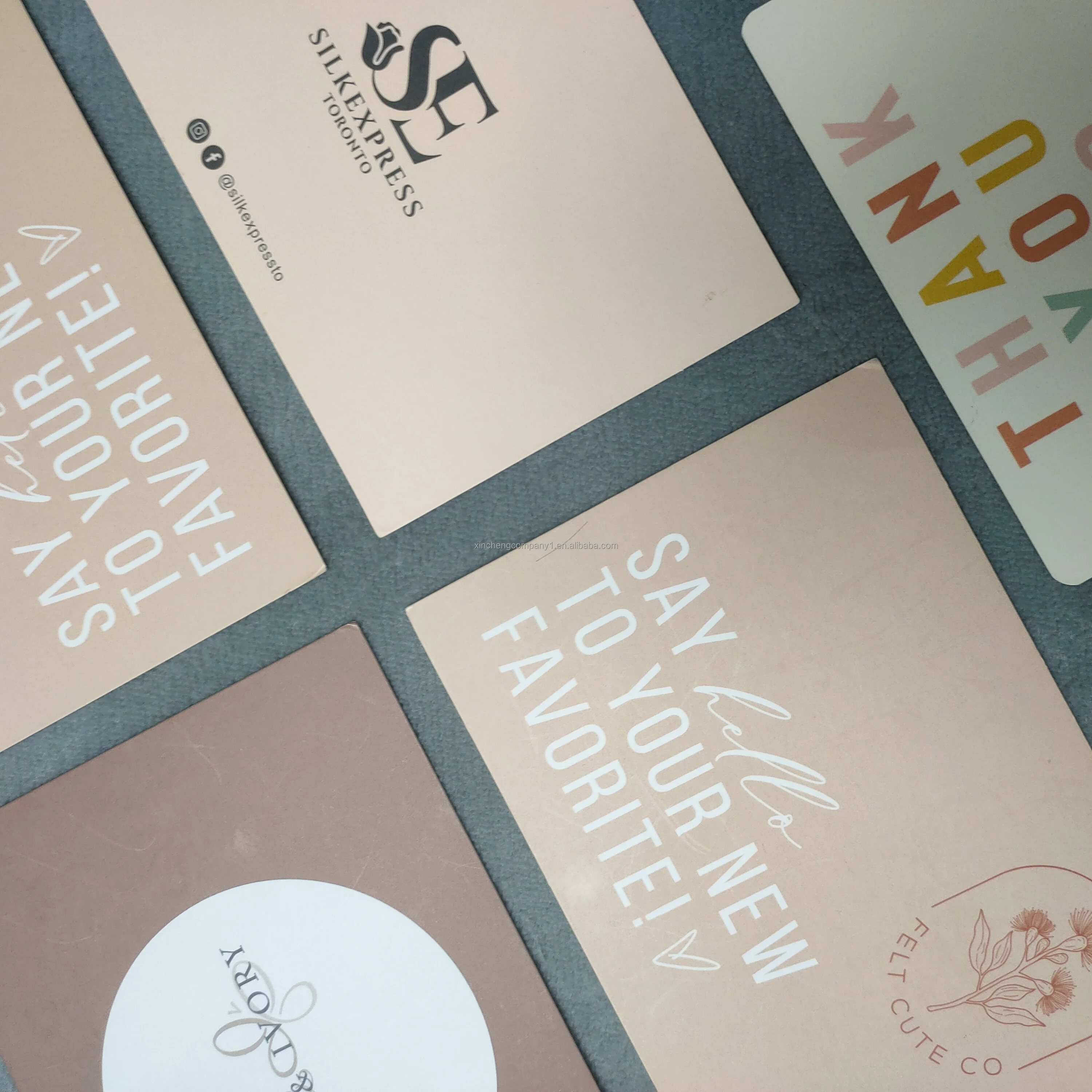 Custom colored paper thank you cards custom paper cards business cards postcards