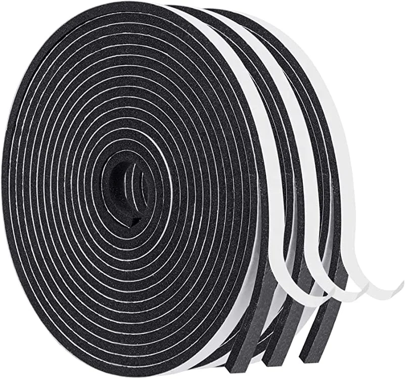 High Quality Foam Tape Doors and Windows Insulation Self Adhesive Foam EVA Material Sealing Strips