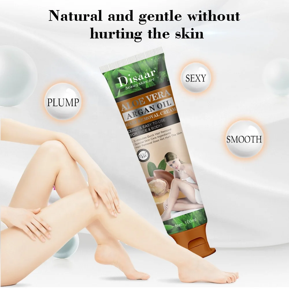 Disaar Private Label Aloe Vera Shaving Hair Removal Cream Face and Body Removing for Men Women