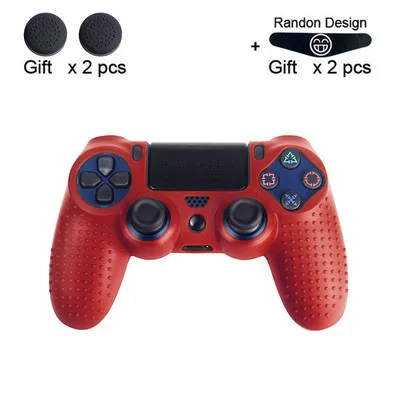 Data Frog Anti-slip Silicone Cover Case For SONY Playstation 4 PS4 Controller Rubber Case For PS4 Pro Slim Gamepad