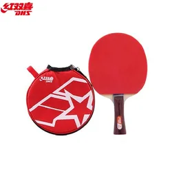 Cheap DHS 1002 1006 pips-in Rubber 1 Star Set Ping Pong Bat Racket table tennis paddle