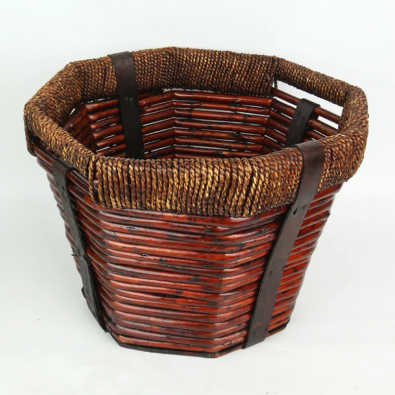 Europe Style Handmade Outdoor Home Decoration Natural Wicker Planter Pot