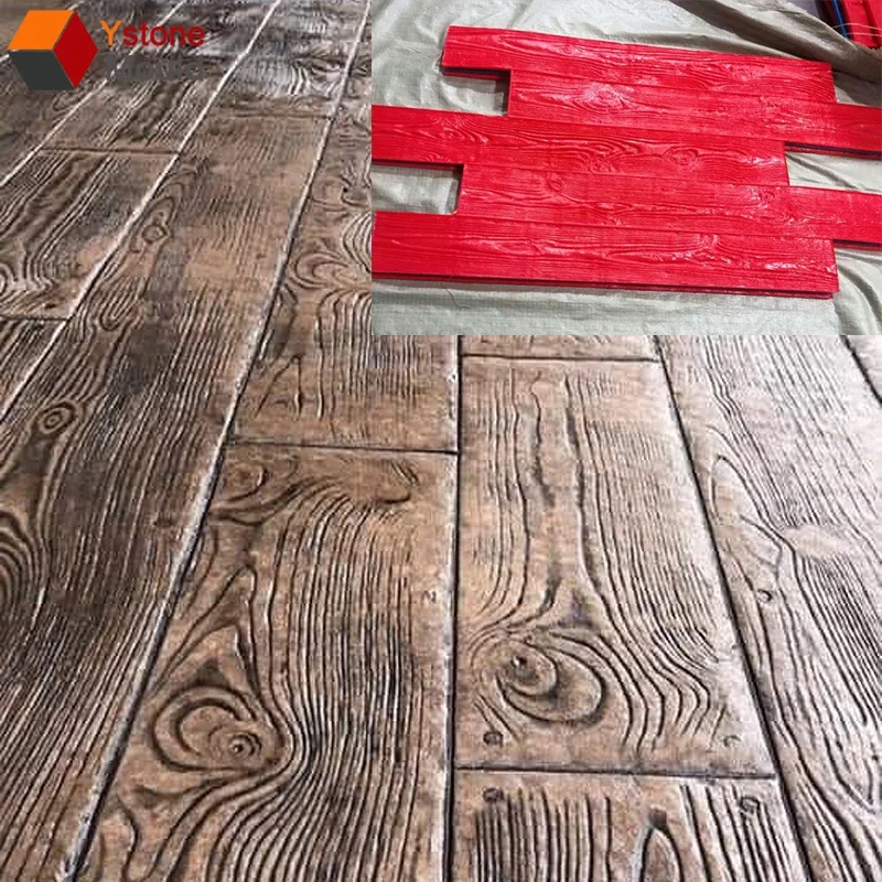 Decorative Concrete Cement Roller Stamped Imprint Molds Stamp Mats Manufacturer