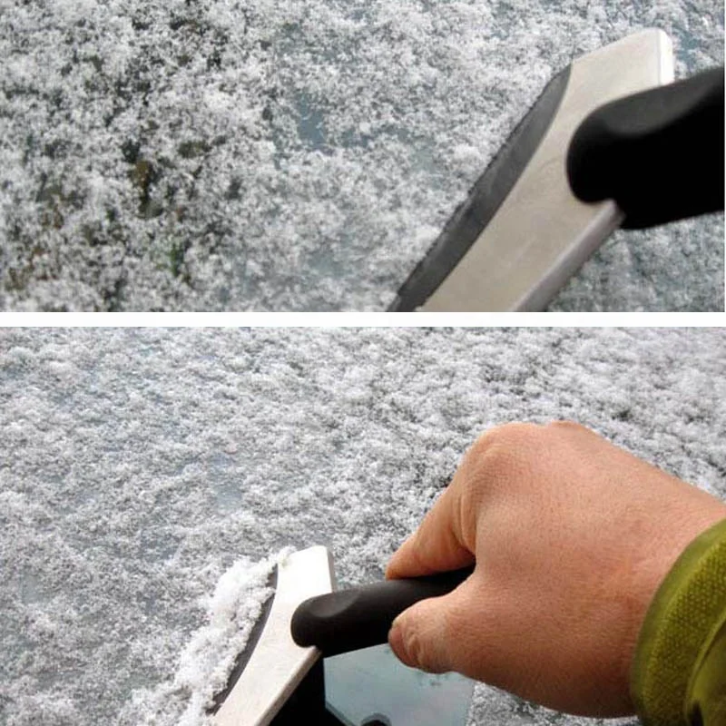 Car Windscreen Windshield Snow Clear Shovel Snow Remover Brush Window Ice Scraper Blade Snow Cleaning Tool Spray on Windows