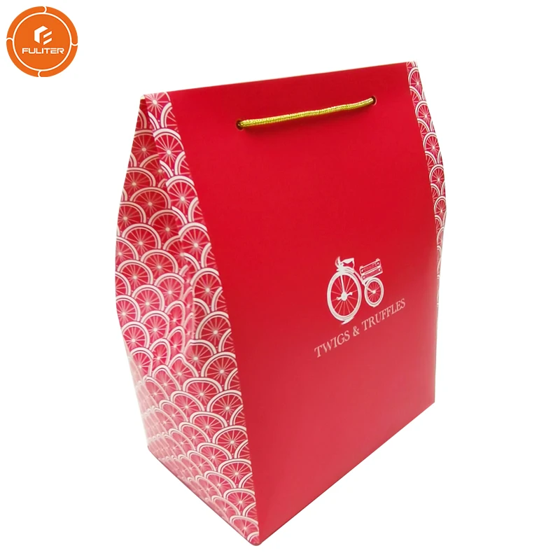 Chocolate Dates Nuts Dry Fruit Candy Storage Gold Gimp  Packaging Paper Bag