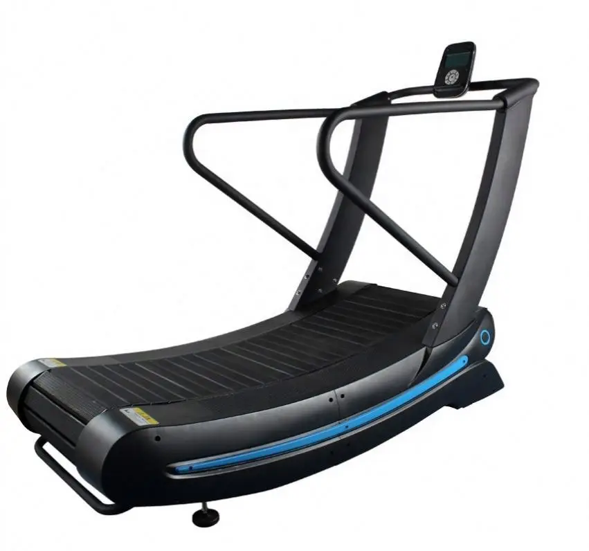 Walking Manual Curved Treadmill Commercial Gym Use Woodway Self-Generating Curve Treadmill
