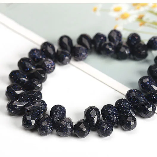 SB7140 сверлые граненые кварцевые бусины из натурального камня