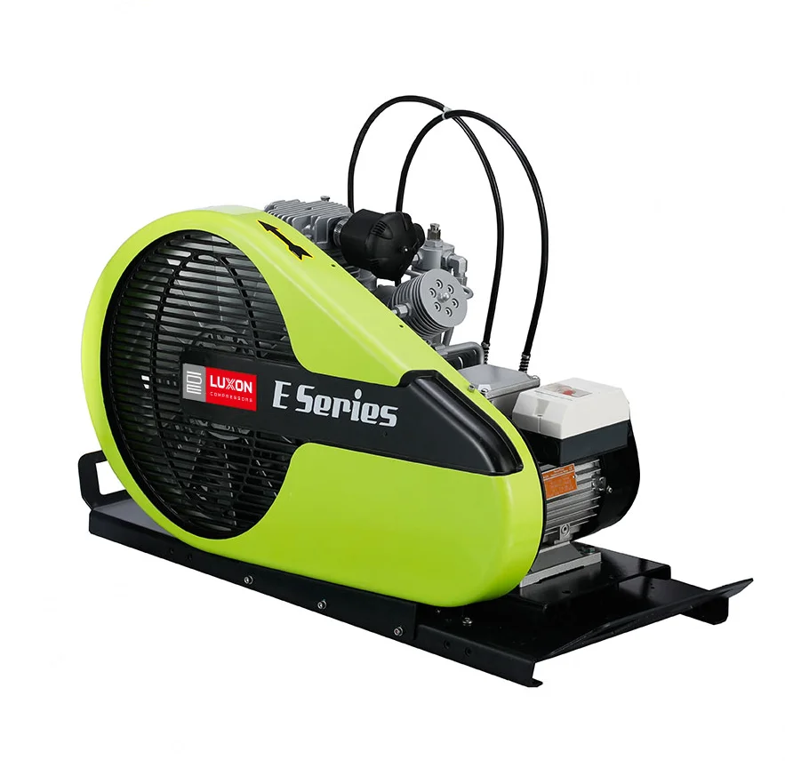 Low Noise Air Compressor 3 Cylinders Portable Oil Lubricated Air Compressor Pump for Diving & Firefighting