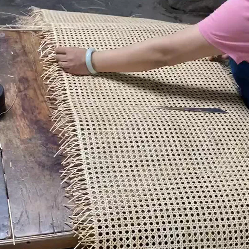 Factory Top Quality Cotton Mesh Rattan Cane Webbing Roll/ Round Open Weave Roll Used Widely on Table Tops