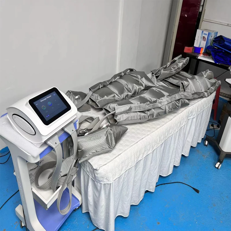 Hot selling air pressure therapy arm massage suit 24 channel full body slimming pressotherapy coat