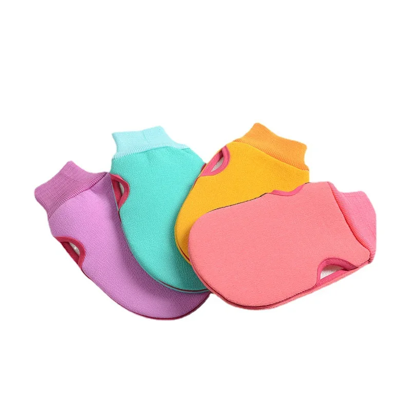 100% natural viscose exfoliating gloves moroccan silicon exfoliating glove honeycomb exfoliating gloves designs