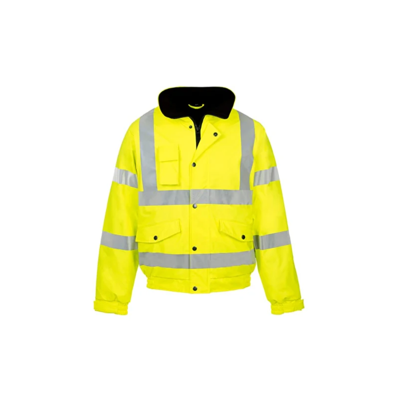 Новинка 2022 светоотражающая зимняя куртка-бомбер Hi Vis рабочая одежда скрытая подкладка с капюшоном водонепроницаемая пальто
