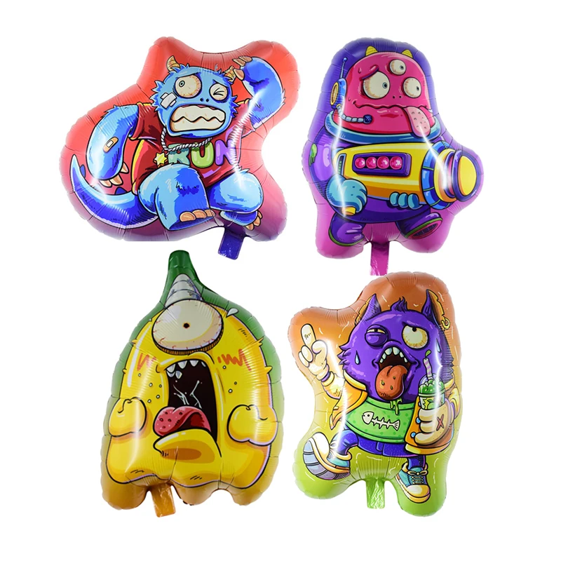New Design Irregular Shaped Fruit Monster Ballon Mylar Globos Personalizados Party Decoration Children Toys Inflatable Balloon