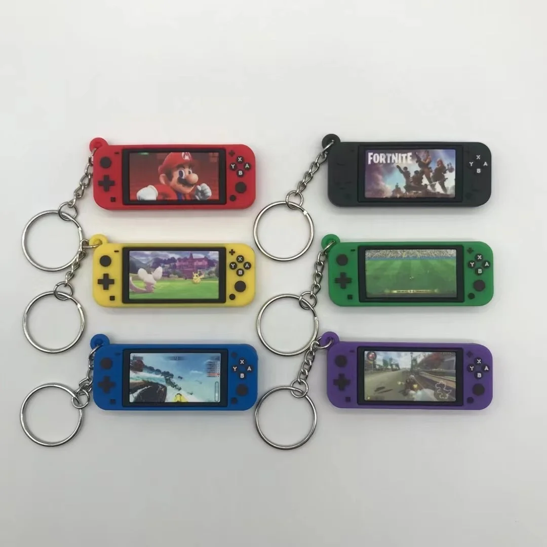 New Nintendo game console switch charm game handle key chain grasping claw machine Mario keychain