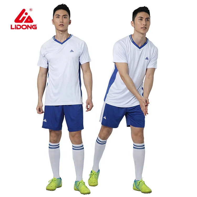 
2020 Wholesale V-neck sublimated sports soccer practice jersey football shirt 