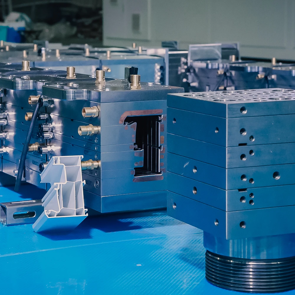 PVC Plastic Door and Window Extrusion Mold PVC Double-Sided Dual Color Embossing Co Extrusion Mold