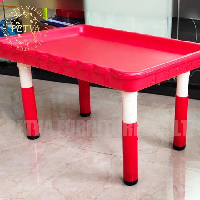 Blue 1.2M length school tables and chairs for kids children plastic table for kids