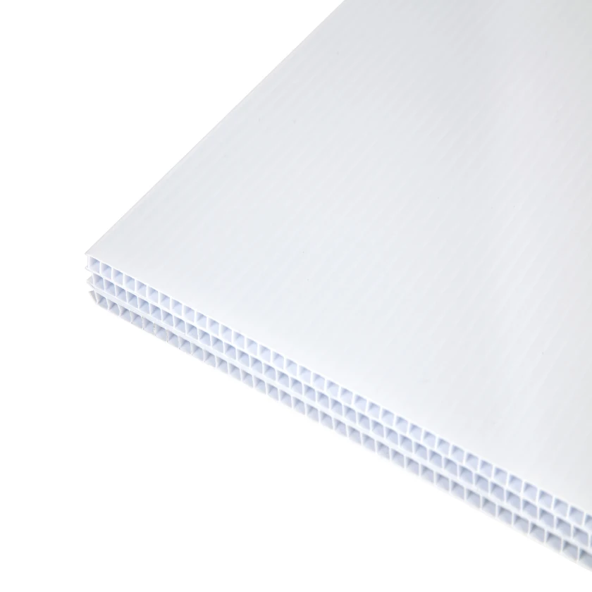 High Quality China Manufacture Polypropylene Hollow Sheet Pp Corrugated Plastic Sheets Yard Sign Hollow Board