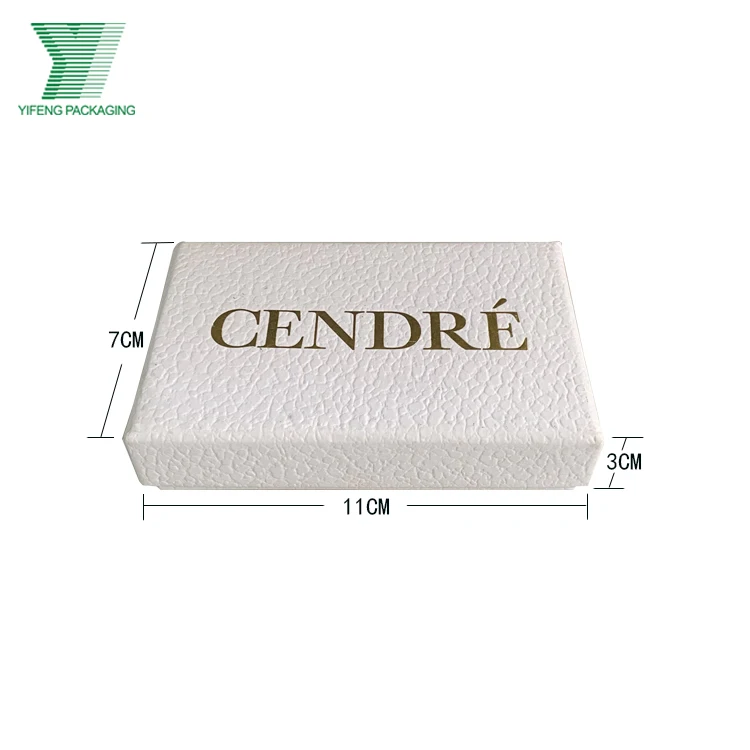 White packaging box luxury paper jewelry box for ring necklace bracelet earrings pendant bangle chain jewellery gift display box