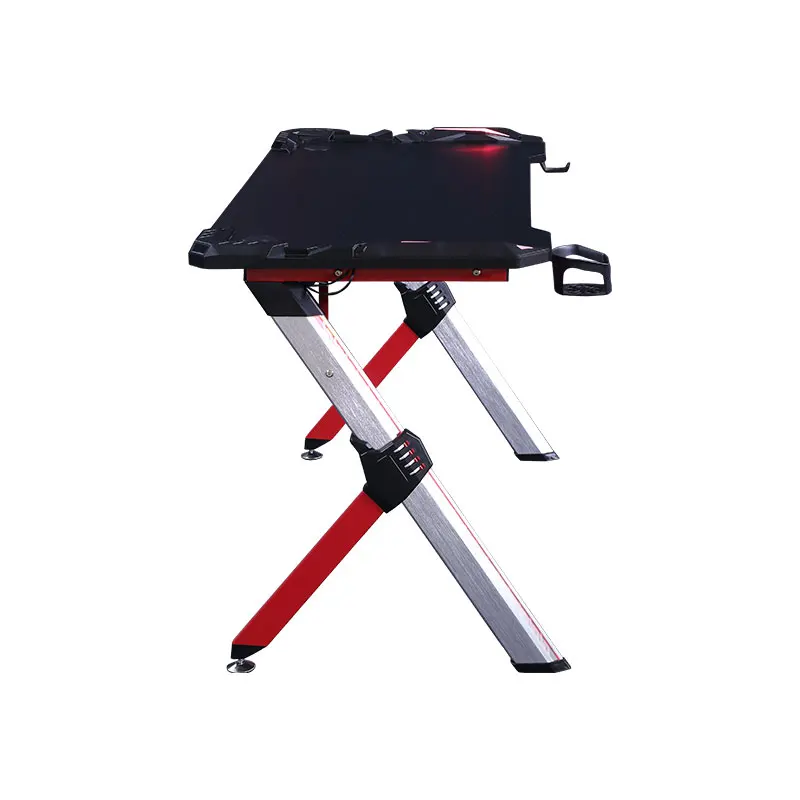 Oem processing custom RGB game table with lights Room office Pink Gaming desk  Spot factory direct sales Desktop computer desk