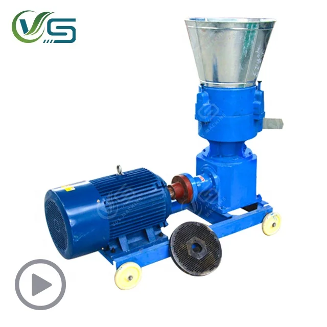 Automatic animal feed pellet machine small poultry pellet press granulator cattler feed pellet fodder making machine for animals